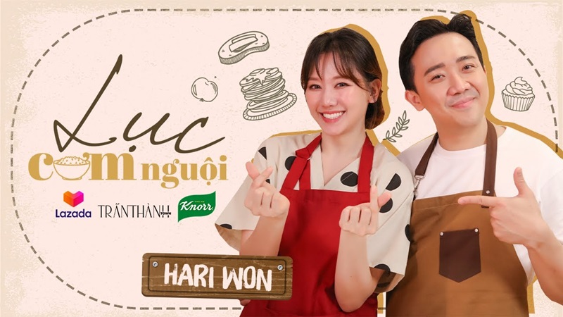 Trấn Thành mở show bếp núc Lục cơm nguội cùng bà xã Hari Won