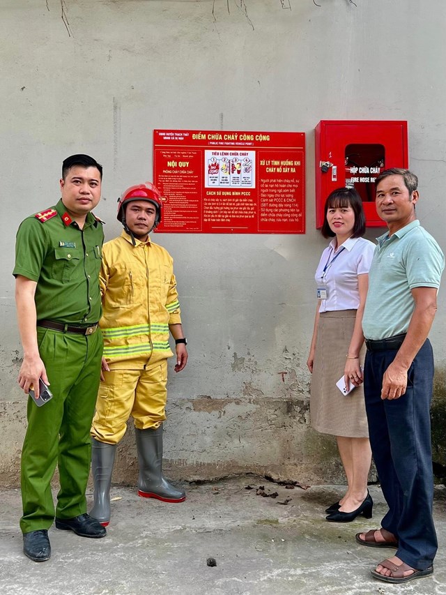 Chữa cháy kịp thời bằng mô hình “Tổ liên gia an toàn phòng cháy chữa cháy” và “Điểm chữa cháy công cộng”