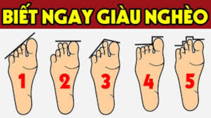 Chuyên gia tướng số nói: Nhìn bàn chân biết ngay bạn thuộc 9 quý tướng này không, chính xác hơn nhìn mặt